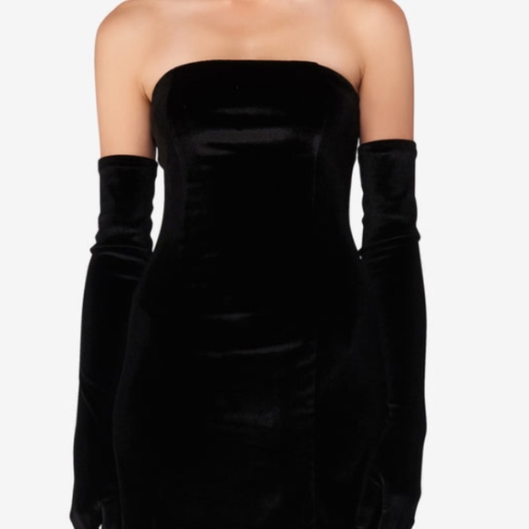 Miscreants London Cupid Dress + Gloves and Puffs - Picture 3 of 5